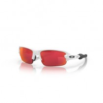 Oakley Flak XXS Sunglasses Polished White Frame Prizm Field Lenses