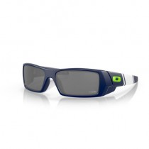 Oakley Seattle Seahawks Gascan Sunglasses Matte Navy Frame Prizm Black Lenses