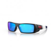 Oakley New York Giants Gascan Sunglasses Matte Black Frame Prizm Sapphire Lenses