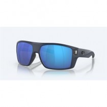 Costa Diego Sunglasses Midnight Blue Frame Blue Mirror Polarized Glass Lenses