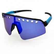 Oakley Sutro Lite Sweep Sunglasses Black Frame Prizm Blue-violet Lenses