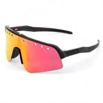 Oakley Sutro Lite Sweep Sunglasses Black Frame Prizm Yellow/Pink Lenses